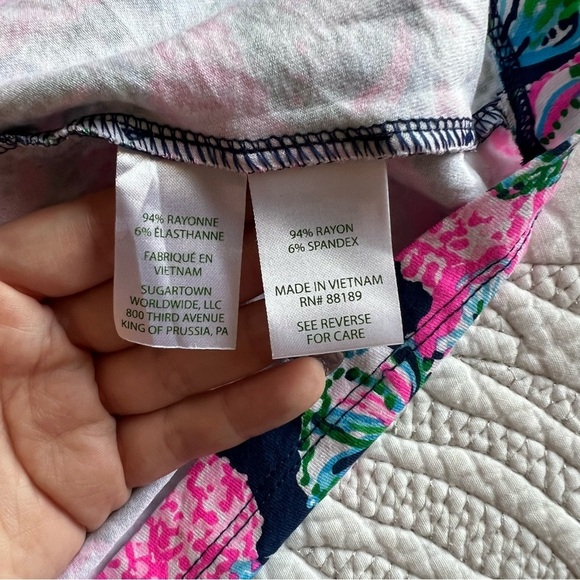 NWOT - Lilly Pulitzer - Auralia Dress - Oyster Bay Navy Shroom With A View - Picture 6 of 13